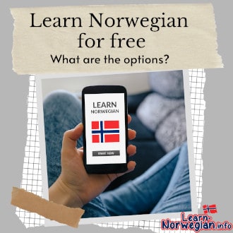 Learn Norwegian for free What are the options