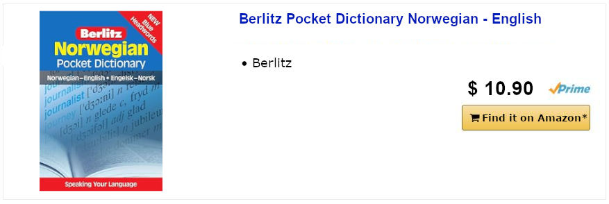 Berlitz Norwegian Dictionary