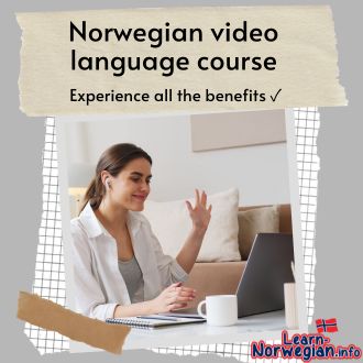 Norwegian video language course - Experience all the benefits
